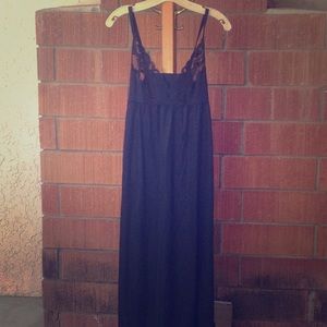 See through breast area night gown